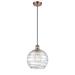 Innovations Lighting Bruno Marashlian Large Deco Swirl 10 Inch Mini Pendant - 516-1P-SN-G1213-10-LED