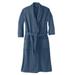 Men's Big & Tall Terry Bathrobe with Pockets by KingSize in Slate Blue (Size 6XL/7XL)