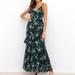 Anthropologie Dresses | Anthropologie Yumi Kim Ivy Ruffled Maxi Dress | Color: Silver | Size: M