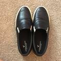 American Eagle Outfitters Shoes | Black Snakeskin Slip Ons | Color: Black | Size: 9