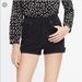 Madewell Shorts | Black Madewell Denim High Waisted Foldover Shorts | Color: Black | Size: 26