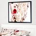 East Urban Home Sensual 'Fashion Sexy Woman w/ Flowers' Print Canvas/Metal | 18 H x 34 W x 1 D in | Wayfair ERNH4602 46701904