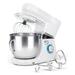 Costway 7.5 Qt Tilt-Head Stand Mixer with Dough Hook-White