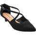 Wide Width Women's The Dawn Pump by Comfortview in Black (Size 9 W)