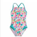 Disney Swim | Ariel Deluxe Disney Store Swimsuit | Color: Blue/Pink | Size: 3tg