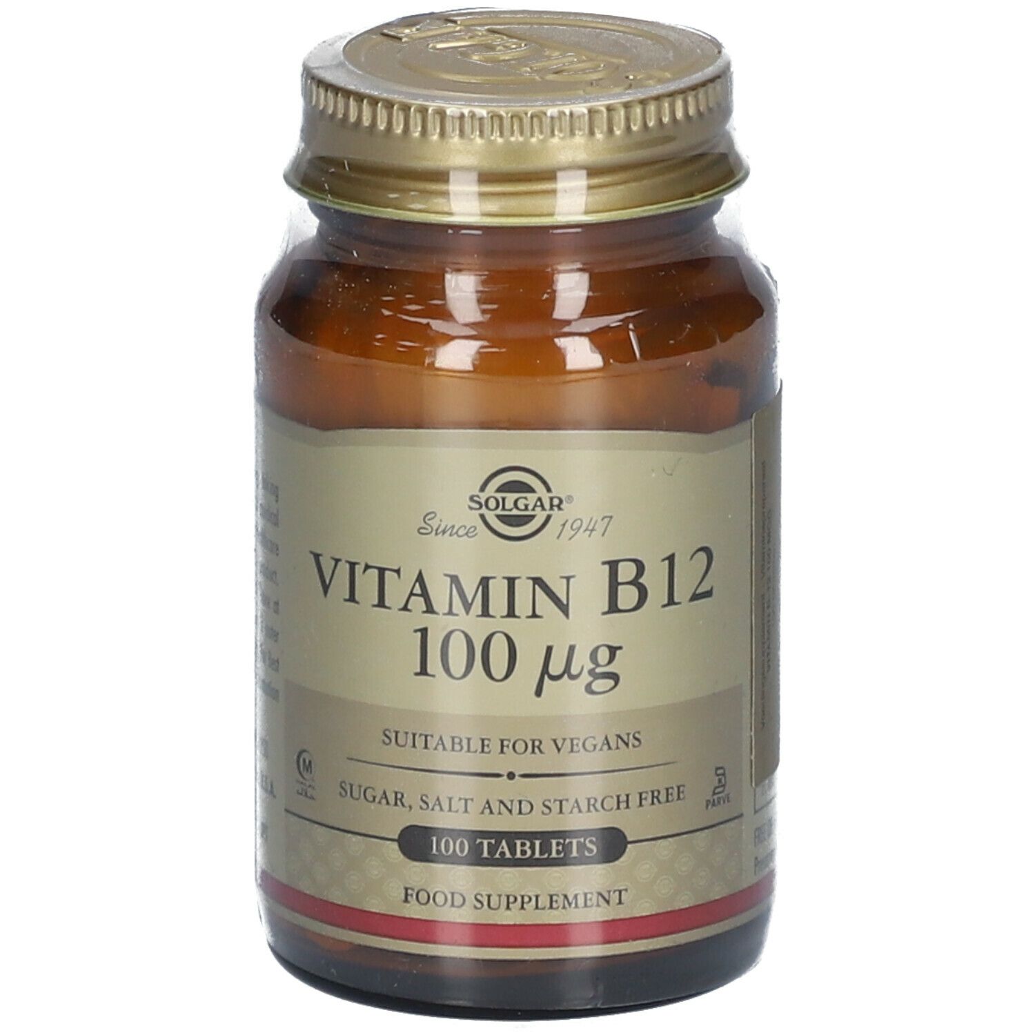 SOLGAR® Vitamine B12 100 mcg pz Compresse