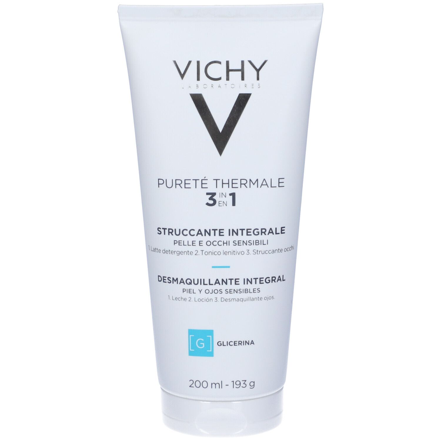 Vichy Purete Thermale Struccante Integrale 3in1 per pelle e occhi sens