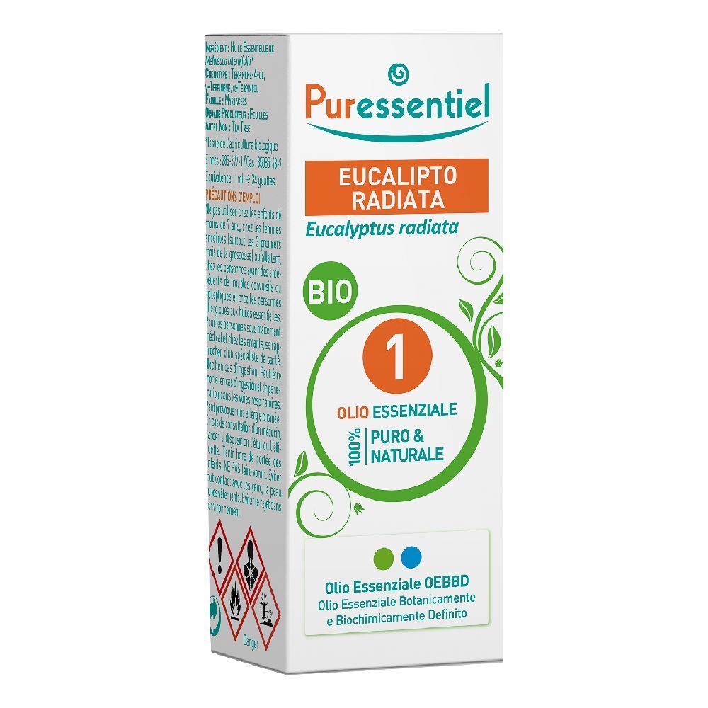 Puressentiel Eucalipto Radiata Bio Olio Essenziale 10 ml essenziale