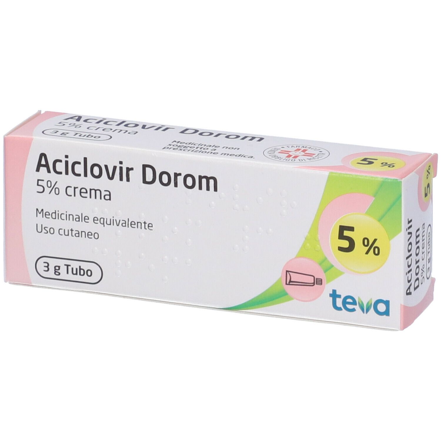 Aciclovir Dorom 5% Crema 3 g