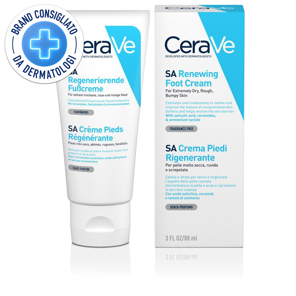 CeraVe Crema Piedi Rigenerante Pelle molto secca e danneggiata con aci