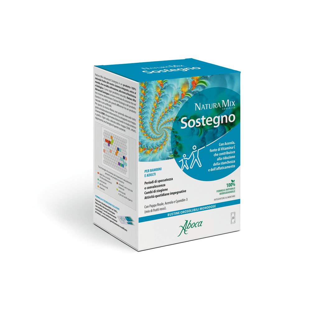 Aboca Natura Mix Advanced Sostegno Bustine Orosolubili 20 pz Bustina