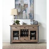 Gracie Oaks Cramer Office Home Utility Wooden Bar Cabinet Wood in Brown | 36 H x 18 D in | Wayfair C2E6363D19BF4F869CE9A7EEC53F7141