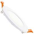 Ledkia - Downlight led 6W Circolare SuperSlim Foro ø 110 mm Bianco Caldo 2700K - 3200K 120º