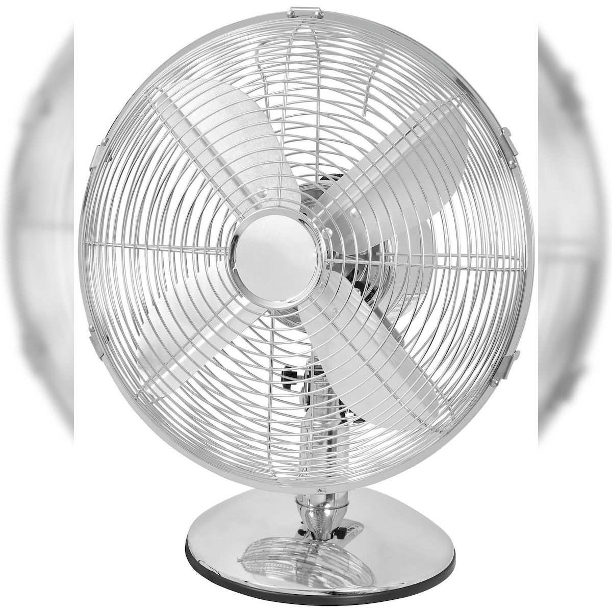 Klarbach Tischventilator VT 36001 ch | Ventilator | Kunststoff | 45 W Leistung | edelstahlfarben Image