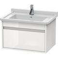 Duravit Ketho 31.5" Wall Mounted Single Bathroom Vanity Base Only Wood/Manufactured Wood in White | 16.125 H x 31.5 W x 18.25 D in | Wayfair