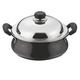 Vinod Pearl Hard Anodised Handi with Stainless Steel Lid Casserole - Capecity: 6.5 LTR | Large