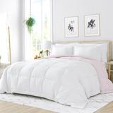 Andover Mills™ Powhattan Microfiber Reversible Comforter Set Polyester/Polyfill/Microfiber in Pink/Yellow | Twin/TwinXL Comforter + 1 Sham | Wayfair