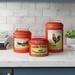 Metal 3 Piece Kitchen Canister Set Metal in Red Laurel Foundry Modern Farmhouse® | 11 H x 6 W x 6 D in | Wayfair 24988
