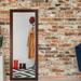 Red Barrel Studio® Segundo Full Length Mirror Wood in Brown | 71 H x 16 W x 0.75 D in | Wayfair D2FA1463D23A49C8B836EB8EE554E31A