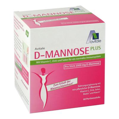 D-Mannose Plus 2000 mg Sticks m.Vit.u.Mineralstof. 60x2,47 g Pulver