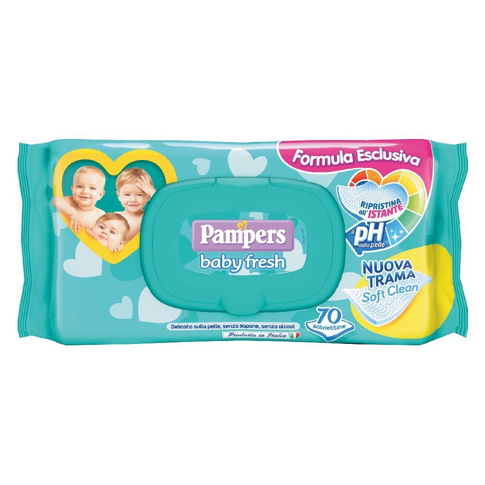 Pampers Baby Fresh Salviettine 70 pz Salviette