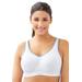 Plus Size Women's Wonderwire® High-Impact Underwire Sport Bra 9066 by Glamorise in White Gray (Size 44 D)