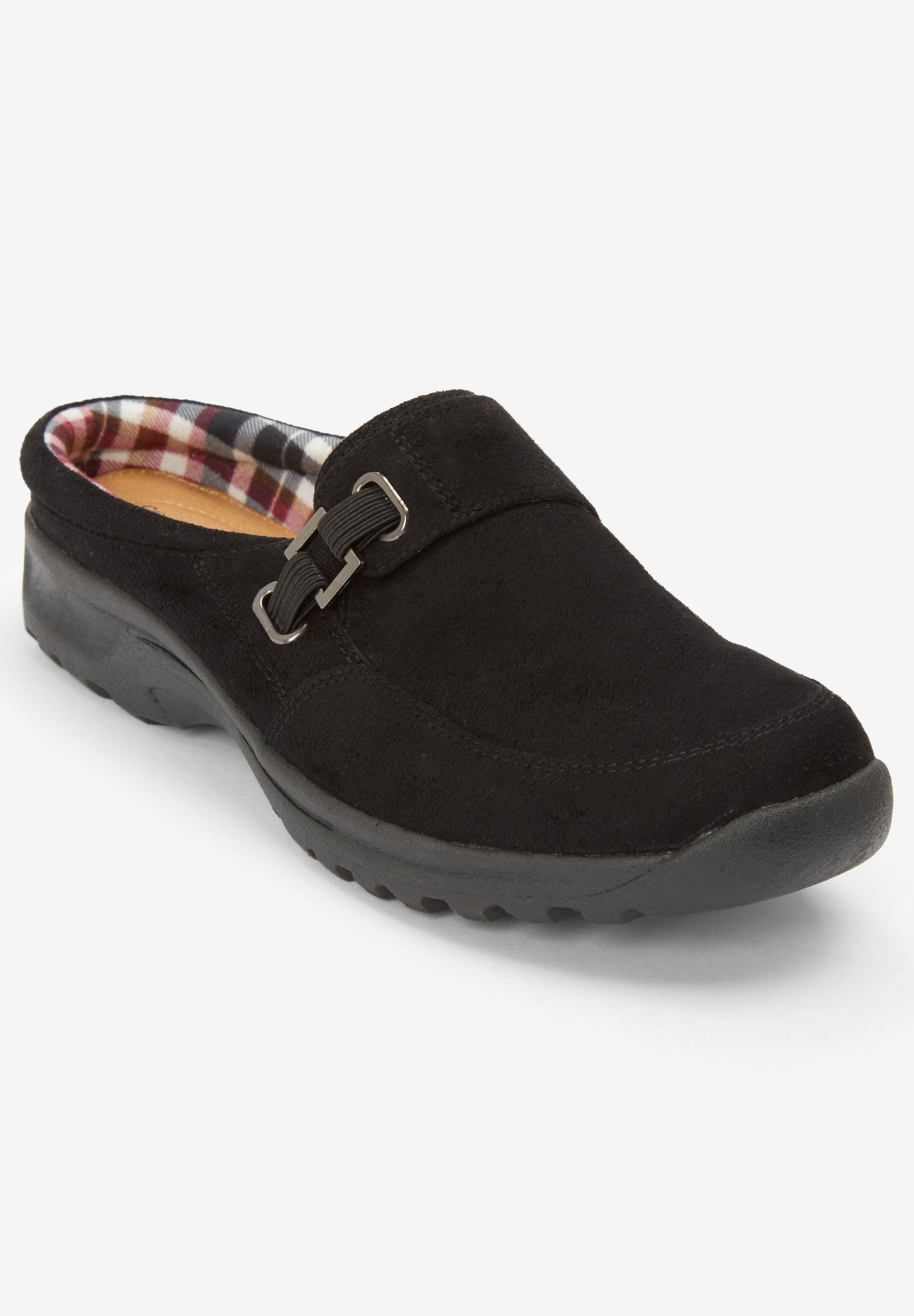 Extra Wide Width Women's The Joy Slip On Mule by Comfortview in Black (Size 12 WW)