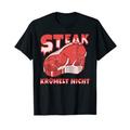 Lustig Steak Krümelt nicht - Beef Fleischen Grill Spruch T-Shirt