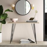 George Oliver Dannelle 47.25" Console Table Wood in Brown/Gray | 32.25 H x 47.25 W x 15.75 D in | Wayfair MROW5714 32177534