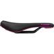 BEL AIR 3.0 LUX-ALLOY RAIL SADDLE Black Microfibre Top/Purple Base