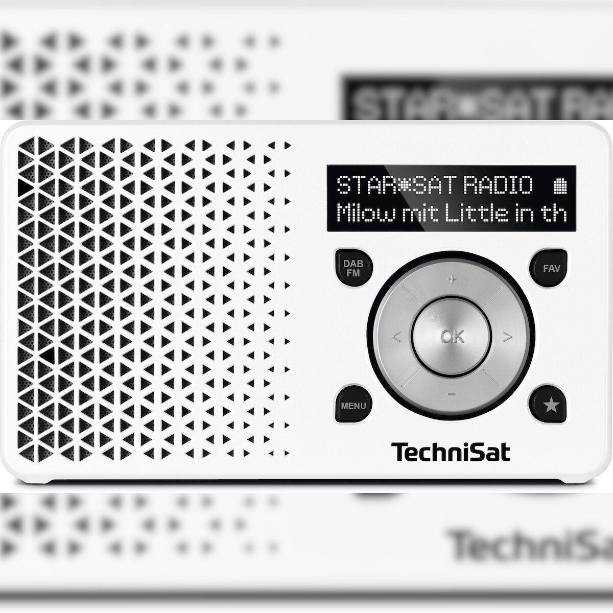 TechniSat DigitRadio 1 Tragbar Digital Silber, Weiß Image
