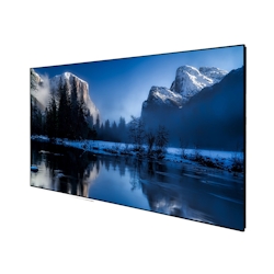 DELUXX Cinema Hochkontrast-Rahmenleinwand SlimFrame 298 x 168cm, 135` - DARKVISION Image