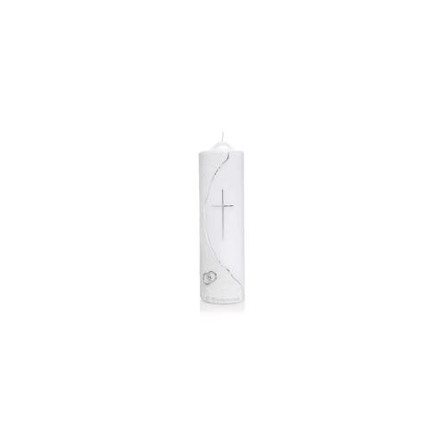 Wiedemann Hochzeitskerze verziert 250 x 70 mm, mit individueller Namensverzierung