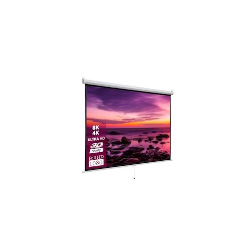 celexon basic line Rolloleinwand 200 x 113cm,Leinwand Format 16:9 , Heimkino Leinwand, Beamerleinwand,3D Leinwand,Full HD Leinwand, Leinwand Beamer