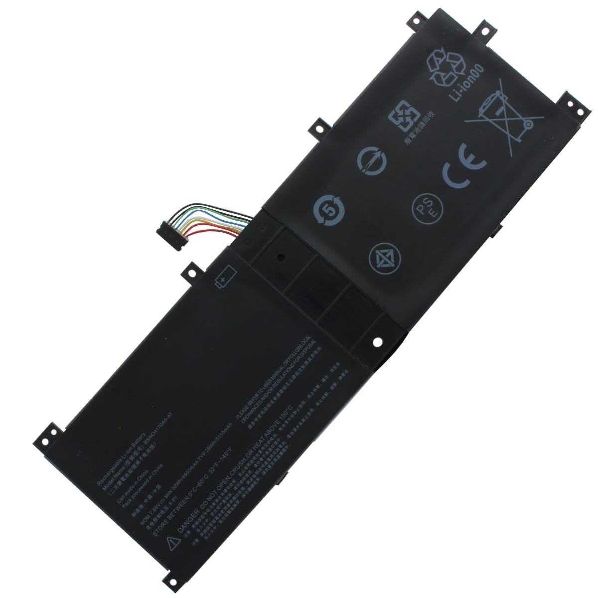 AccuCell Akku passend für Lenovo Miix 510, Miix 520, Miix 5 pro Li-Polymer-Akku 7,68V, 4955mAh, 38Wh Image