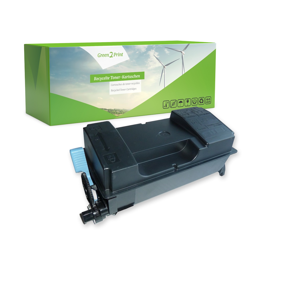 Green2Print Hochleistungstoner schwarz ersetzt Kyocera TK-3130 passend für Kyocera ECOSYS M3550IDN, M3560IDN, FS4200DN, FS4300DN Image