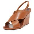 Tory Burch Shoes | Authentic Tory Burch Gabrielle Wedge Sandal | Color: Tan | Size: 9