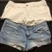 Victoria's Secret Shorts | *Hot* Victoria Secret Distressed Short Jean Shorts | Color: Blue/White | Size: Various