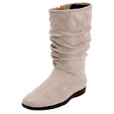 Extra Wide Width Women's The Aneela Wide Calf Boot by Comfortview in Oyster Pearl (Size 7 1/2 WW)