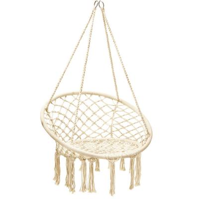 Costway Hanging Macrame Hammock Chair with Handwov...