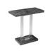 Artistica Home Signature Designs Litmus Rectangular Spot Table Plastic/Acrylic/Stainless Steel in Gray | 25 H x 24 W x 18 D in | Wayfair 2207-950