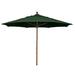 Darby Home Co Sanders 9' Octagonal Market Umbrella Metal in Green | Wayfair DBHM7777 42916727