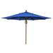 Darby Home Co Sanders 11' Octagonal Market Umbrella Metal in Blue/Navy | Wayfair DBHM7783 42917036