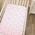 Carter's® Dinosaur Princess Fitted Crib Sheet in Pink/Indigo | 28 W x 8 D in | Wayfair 6713003P