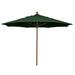 Darby Home Co Sanders 8' Market Umbrella Metal in Green/Blue/Navy | Wayfair DBHM7778 42916765