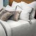 Kevin O'Brien Studio Chunky Standard Cotton Modern & Contemporary Coverlet/Bedspread Cotton in White | Queen Coverlet | Wayfair CKCV-Q-WHI