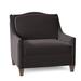 Lounge Chair - My Chic Nest Jill 36" Wide Lounge Chair Wood/Velvet/Fabric in White/Brown | 37 H x 36 W x 36 D in | Wayfair 678-1022