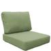 Madison Ave Indoor/Outdoor 4 Piece Replacement Cushion Set Acrylic in Green kathy ireland Homes & Gardens by TK Classics | 6 H x 28 W in | Wayfair