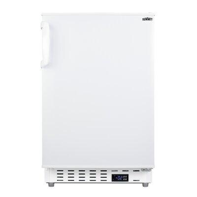 Summit Appliance 2.68 cu. ft. Upright Freezer, Stainless Steel in White | 32 H x 22.25 W x 19.75 D in | Wayfair ALFZ36