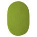 White 36 x 0.5 in Area Rug - Bay Isle Home™ Shepler Braided Light Green Rug Polypropylene | 36 W x 0.5 D in | Wayfair